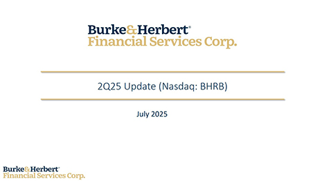 BHRB 2Q25 Investor Presentation