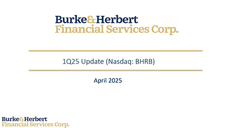 BHRB 1Q25 Investor Presentation