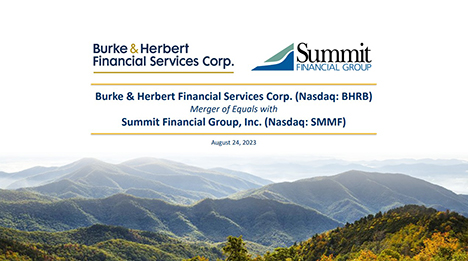 Merger Agreement Investor Presentation